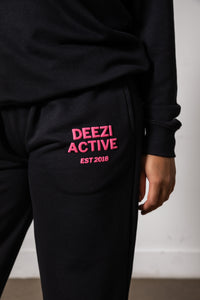 Rise Up Track Pants Black