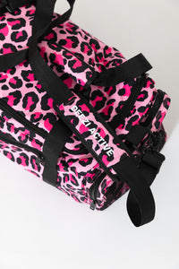 Deezi Active Gym Bag Pink Leopard 